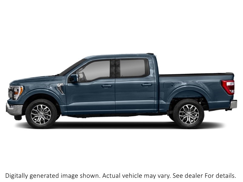 2021 Ford F-150 Lariat 4WD Supercrew 5.5' Box Antimatter Blue Metallic  Shot 32