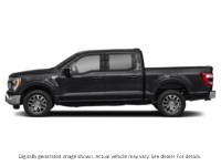 2022 FORD F-150 LARIAT 4WD SUPERCREW 5.5' BOX Agate Black Metallic  Shot 3