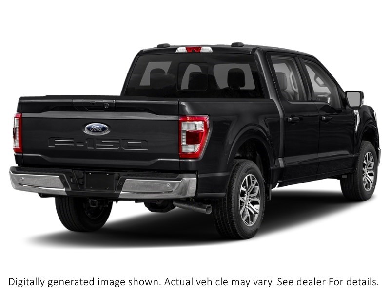 2021 Ford F-150 Lariat 4WD Supercrew 5.5' Box Agate Black Metallic  Shot 2