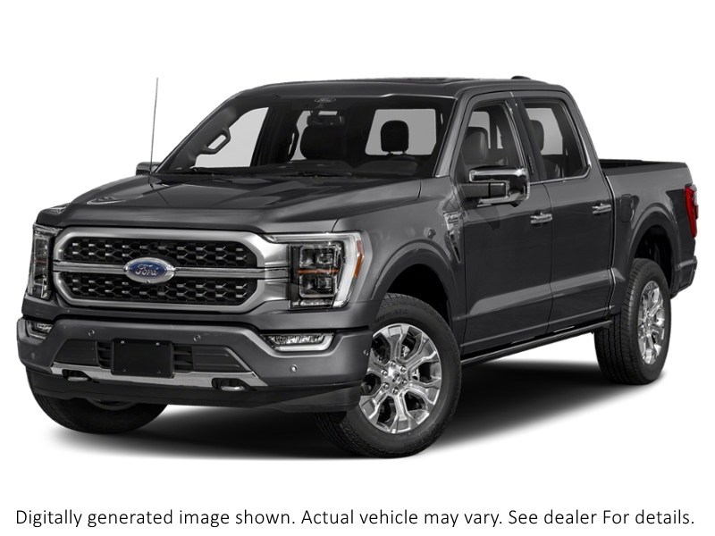 2023 Ford F-150 Platinum 4WD Supercrew 5.5' Box Agate Black Metallic  Shot 1