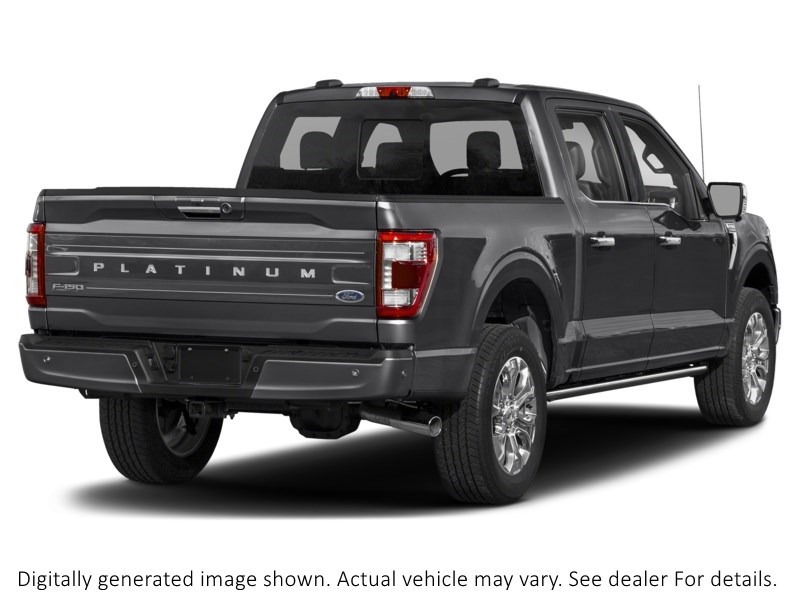 2023 Ford F-150 Platinum 4WD Supercrew 5.5' Box Agate Black Metallic  Shot 2