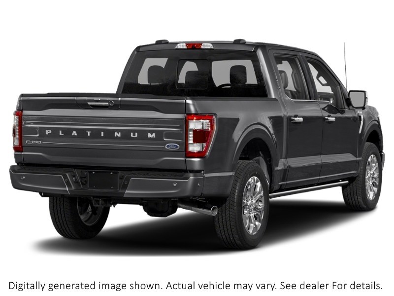 2023 Ford F-150 Platinum 4WD Supercrew 5.5' Box Agate Black Metallic  Shot 2