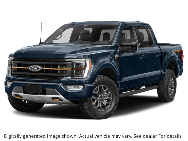 2022 Ford F-150 Tremor | 4X4 | 3.5L | Roof | Pwr Tlgt | Leather Antimatter Blue Metallic  Shot 1