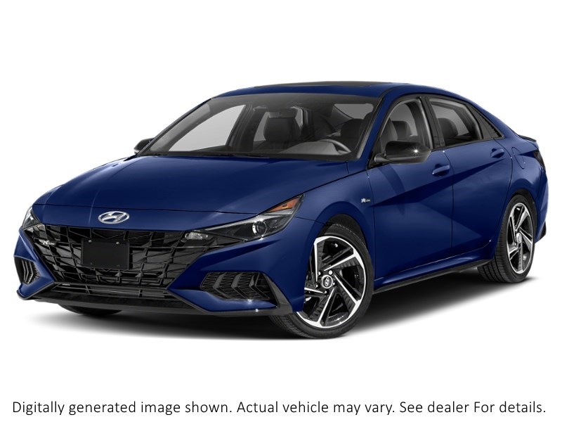 2021 Hyundai Elantra N Line DCT Intense Blue  Shot 24