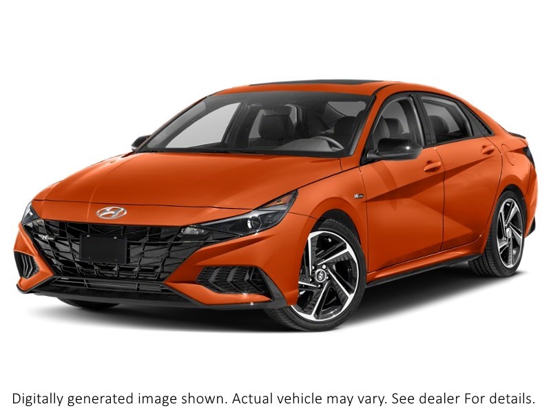 2021 Hyundai Elantra N Line DCT Lava Orange  Shot 30