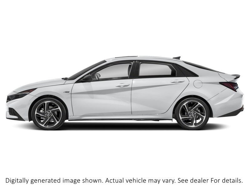 2021 Hyundai Elantra N Line DCT Polar White  Shot 5