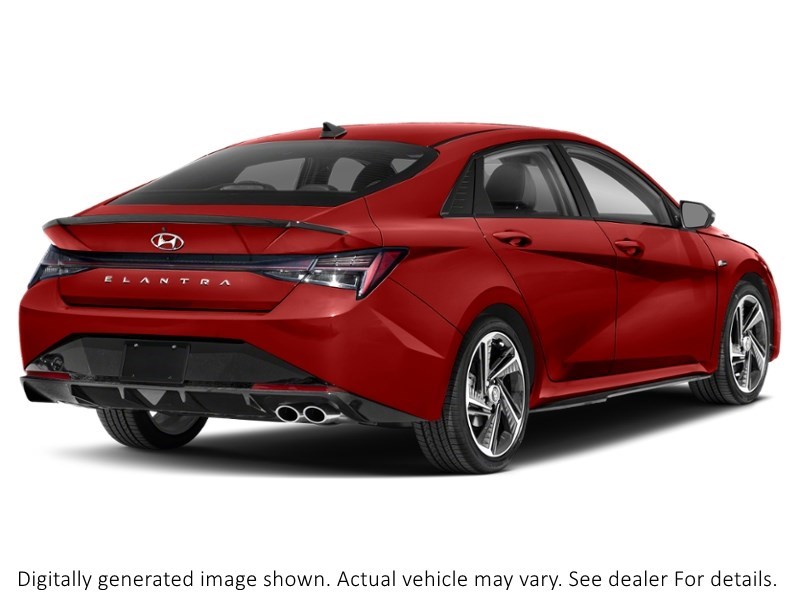 2021 Hyundai Elantra N Line DCT Fiery Red  Shot 16