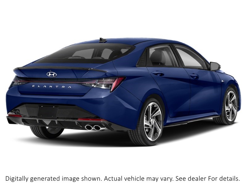 2021 Hyundai Elantra N Line DCT Intense Blue  Shot 22
