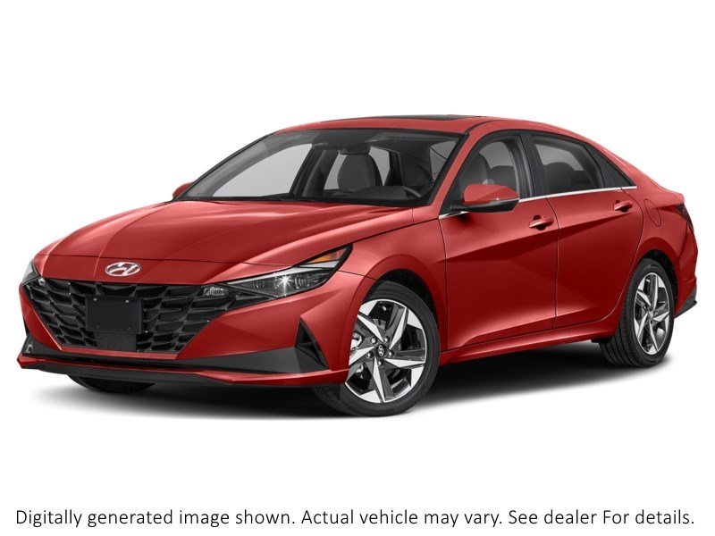 2021 Hyundai Elantra Hev Preferred DCT Fiery Red  Shot 1