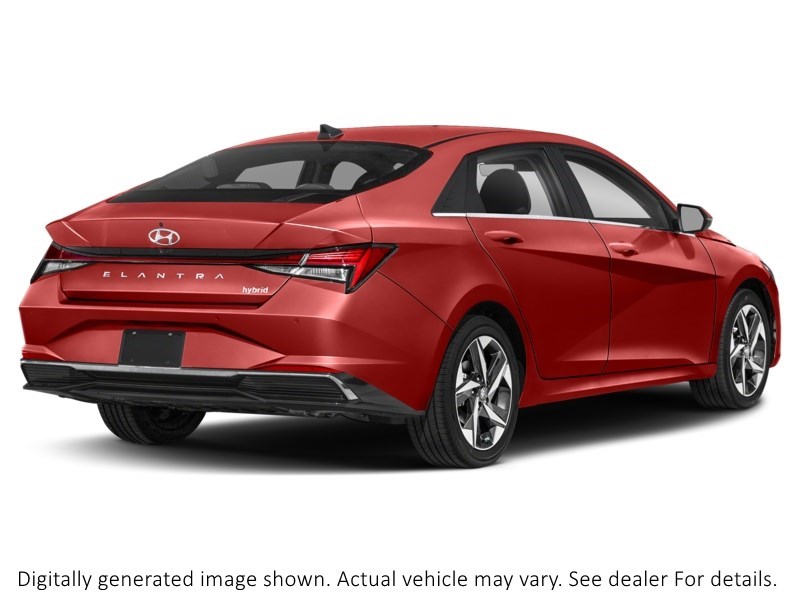 2021 Hyundai Elantra Hev Preferred DCT Fiery Red  Shot 2