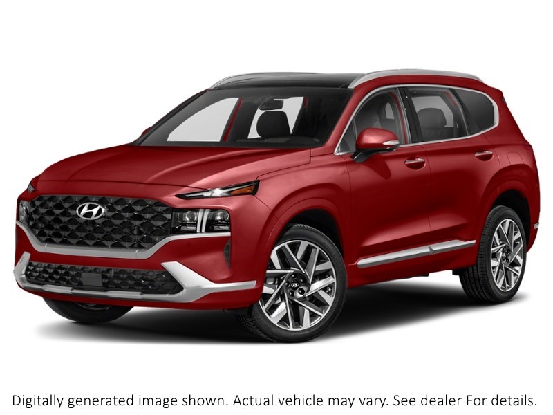 2022 Hyundai Santa Fe Ultimate Calligraphy AWD Flame Red  Shot 4
