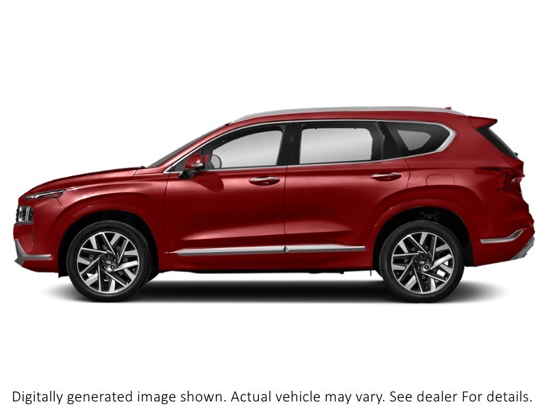 2022 Hyundai Santa Fe Ultimate Calligraphy AWD Flame Red  Shot 3