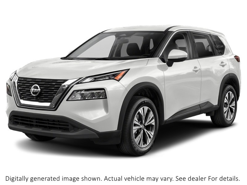 2022 Nissan Rogue AWD SV Pearl White Pearl Metallic  Shot 4