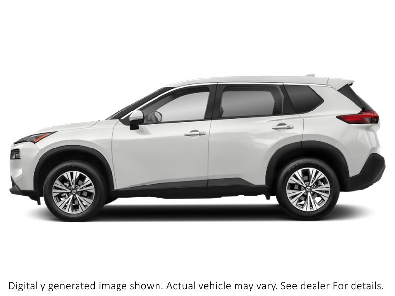 2022 Nissan Rogue AWD SV Pearl White Pearl Metallic  Shot 3