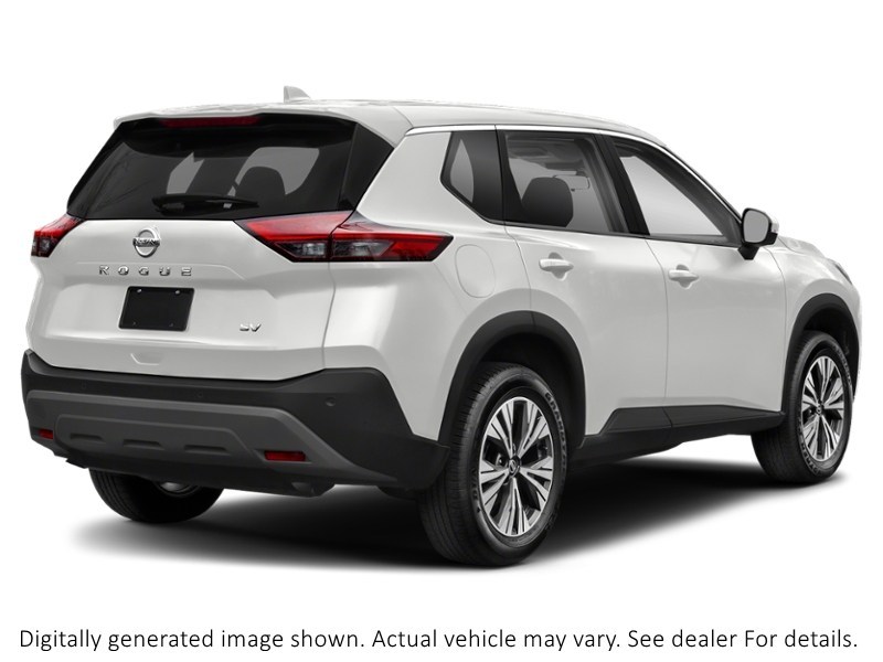 2022 Nissan Rogue AWD SV Pearl White Pearl Metallic  Shot 2