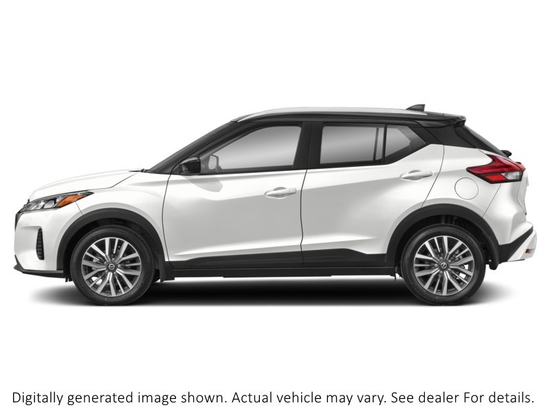 2021 Nissan Kicks SV FWD Aspen White TriCoat/Super Black  Shot 24