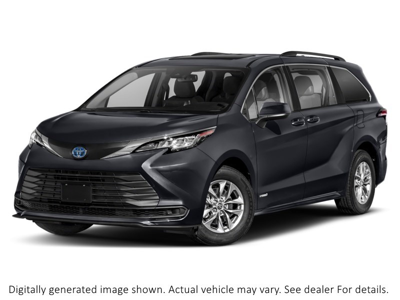 2025 Toyota Sienna LE 8-Passenger AWD Midnight Black Metallic  Shot 1