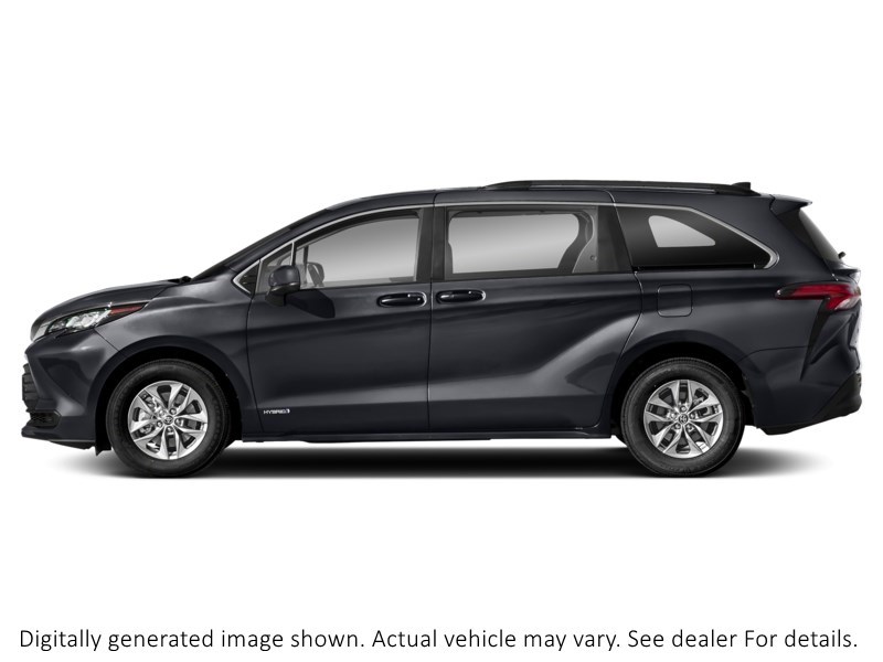 2025 Toyota Sienna LE 8-Passenger AWD Midnight Black Metallic  Shot 5