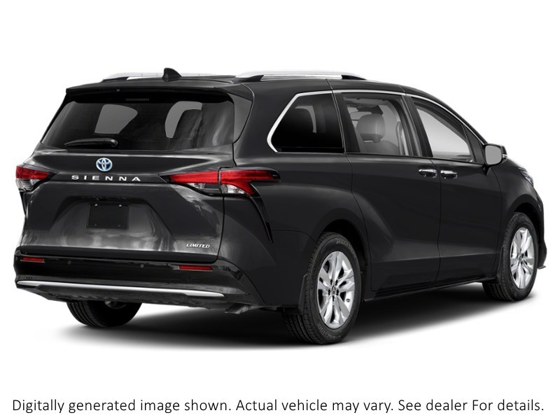 2026 Toyota Sienna Limited 7-Passenger AWD Midnight Black Metallic  Shot 2