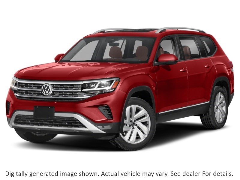 2023 Volkswagen Atlas Highline 3.6 FSI 4MOTION Aurora Red Chroma  Shot 14