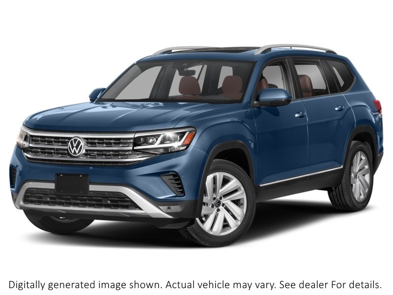 2023 Volkswagen Atlas Highline 3.6 FSI 4MOTION Tourmaline Blue Metallic  Shot 29