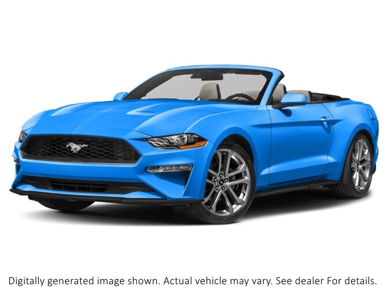 2022 Ford Mustang Ecoboost Convertible Grabber Blue Metallic  Shot 7