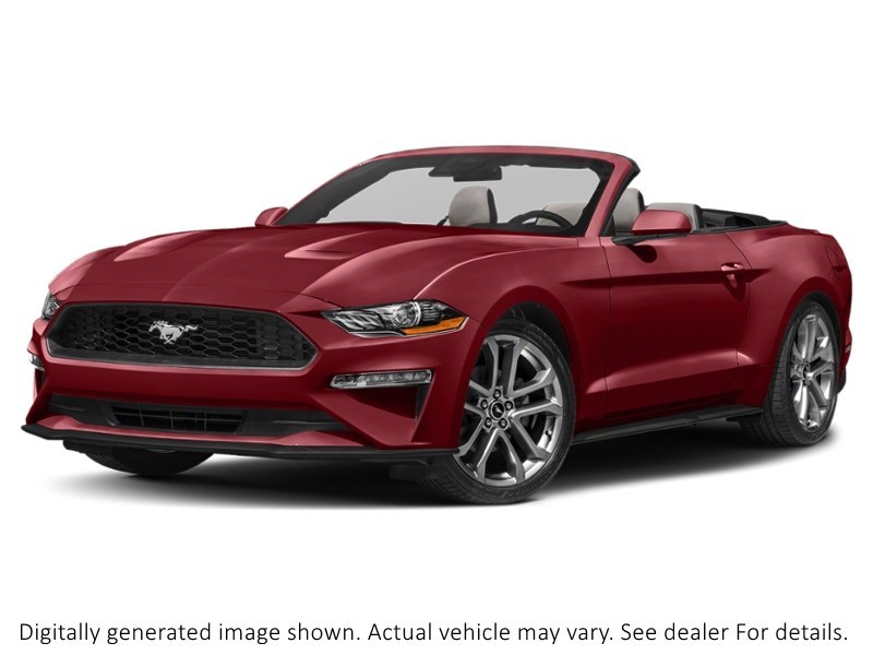 2022 Ford Mustang Ecoboost Convertible Rapid Red Metallic Tinted Clearcoat  Shot 22