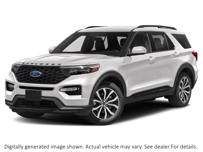 2023 Ford Explorer St-Line 4WD Star White Metallic Tri-Coat  Shot 1