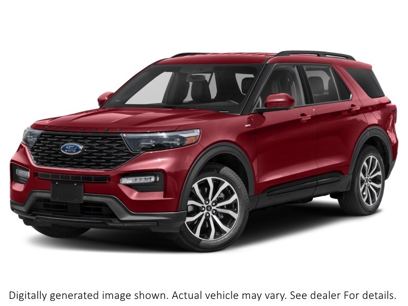2022 Ford Explorer St-Line 4WD Rapid Red Metallic Tinted Clearcoat  Shot 1