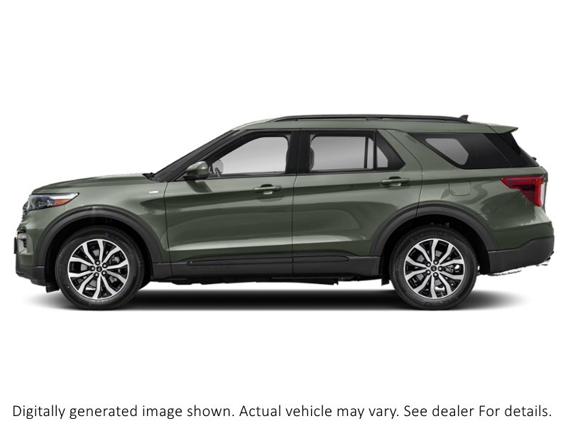 2022 Ford Explorer St-Line 4WD Forged Green Metallic  Shot 39