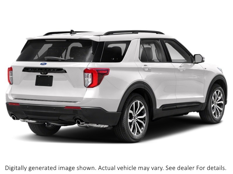 2022 Ford Explorer St-Line 4WD Star White Metallic Tri-Coat  Shot 8