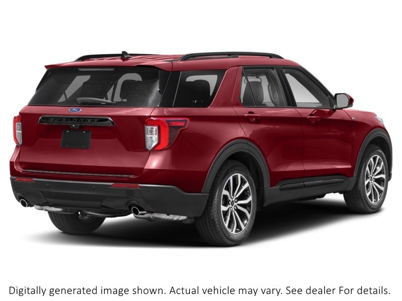 2022 Ford Explorer St-Line 4WD Rapid Red Metallic Tinted Clearcoat  Shot 2
