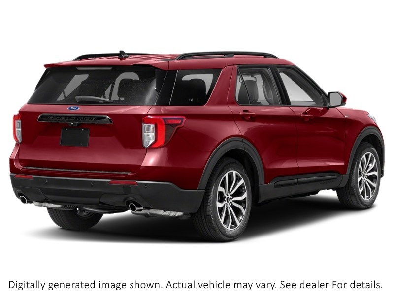2022 Ford Explorer St-Line 4WD Rapid Red Metallic Tinted Clearcoat  Shot 26