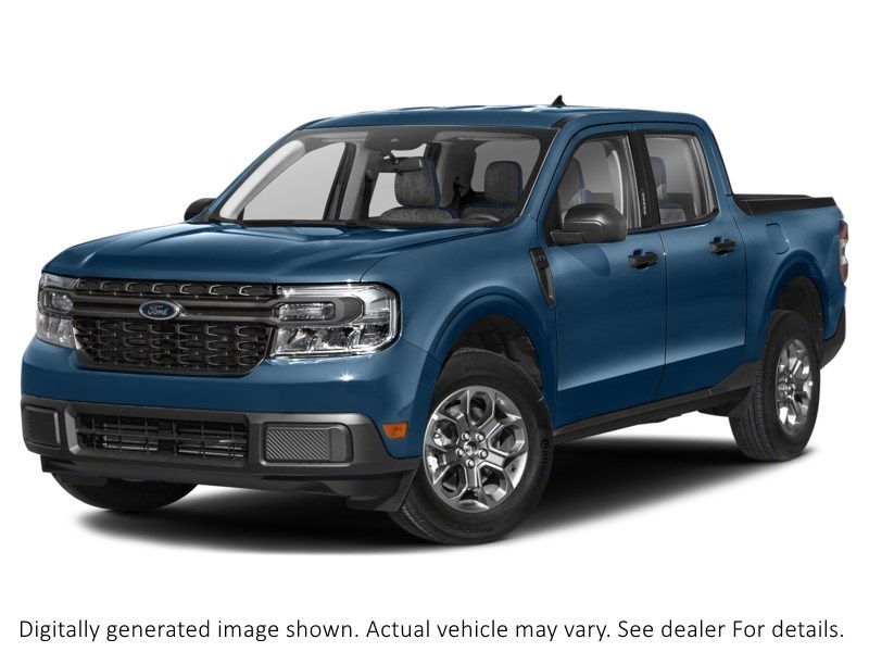 2023 Ford Maverick XLT AWD Supercrew Alto Blue Metallic Tinted Clearcoat  Shot 28