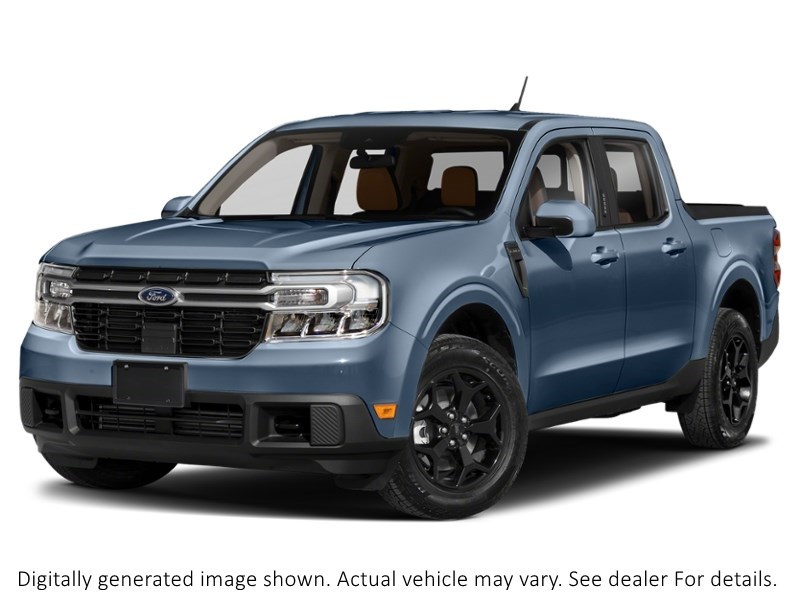 2024 Ford Maverick Lariat Advanced AWD Supercrew Azure Grey Metallic Tri-Coat  Shot 33