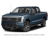 2023 Ford F-150 Lightning XLT 4WD SuperCrew 5.5' Box Antimatter Blue Metallic  Shot 1