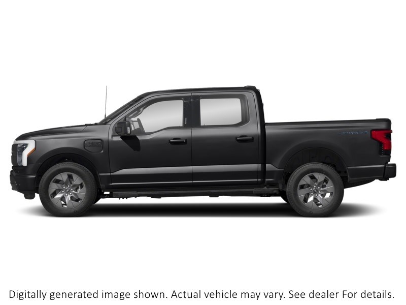 2025 FORD F-150 LIGHTNING XLT 4WD SUPERCREW 5.5' BOX Agate Black Metallic  Shot 5