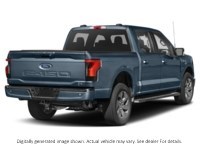2023 Ford F-150 Lightning XLT 4WD SuperCrew 5.5' Box Antimatter Blue Metallic  Shot 6