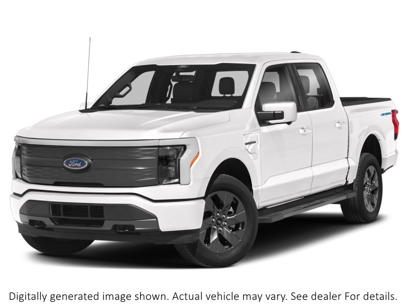 2023 Ford F-150 Lightning Lariat 4WD Supercrew 5.5' Box Star White Metallic Tri-Coat  Shot 7