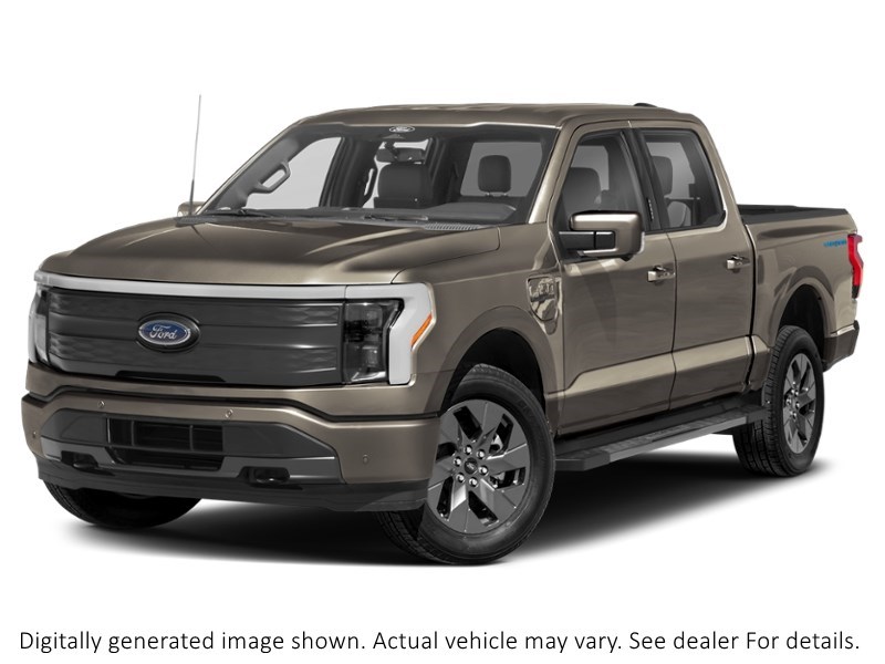 2023 Ford F-150 Lightning Lariat 4WD Supercrew 5.5' Box Stone Grey Metallic  Shot 13