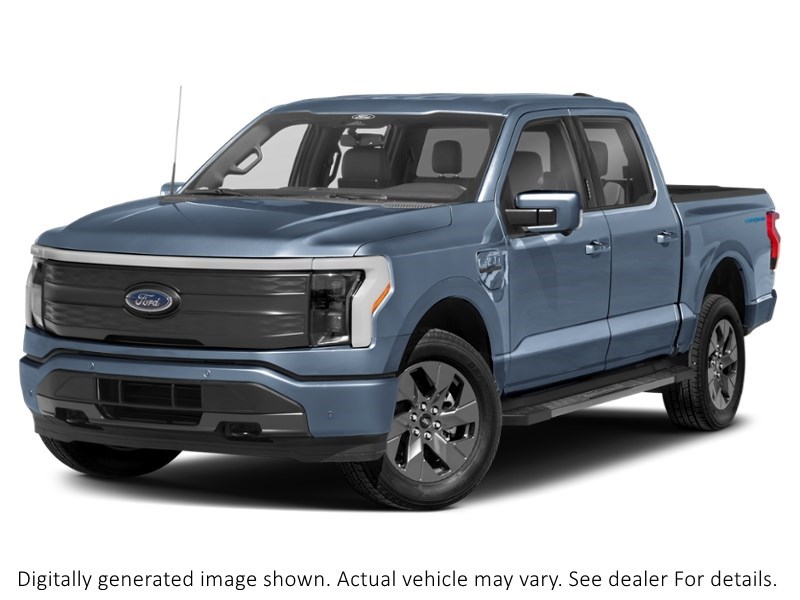 2023 Ford F-150 Lightning Lariat 4WD Supercrew 5.5' Box Azure Grey Metallic Tri-Coat  Shot 34