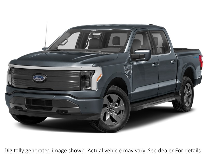 2022 Ford F-150 Lightning Lariat 4WD Supercrew 5.5' Box Smoked Quartz Metallic Tinted Clearcoat  Shot 1