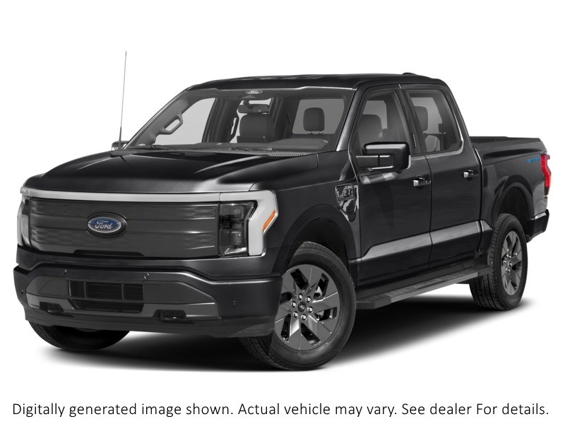 2023 FORD F-150 LIGHTNING LARIAT 4WD SUPERCREW 5.5' BOX | EXT RANGE | ROOF Agate Black Metallic  Shot 1