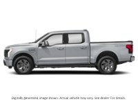 2023 Ford F-150 Lightning Lariat 4WD Supercrew 5.5' Box Iconic Silver Metallic  Shot 3