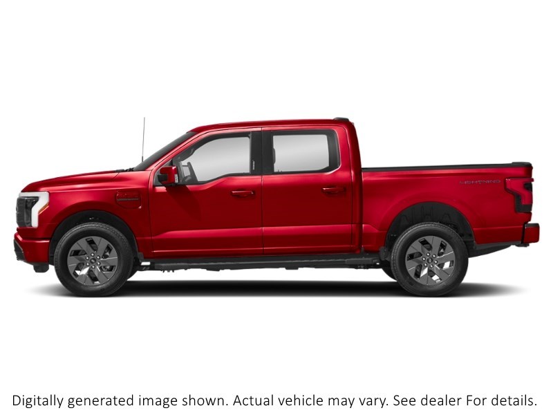 2023 Ford F-150 Lightning Lariat 4WD Supercrew 5.5' Box Rapid Red Metallic Tinted Clearcoat  Shot 21