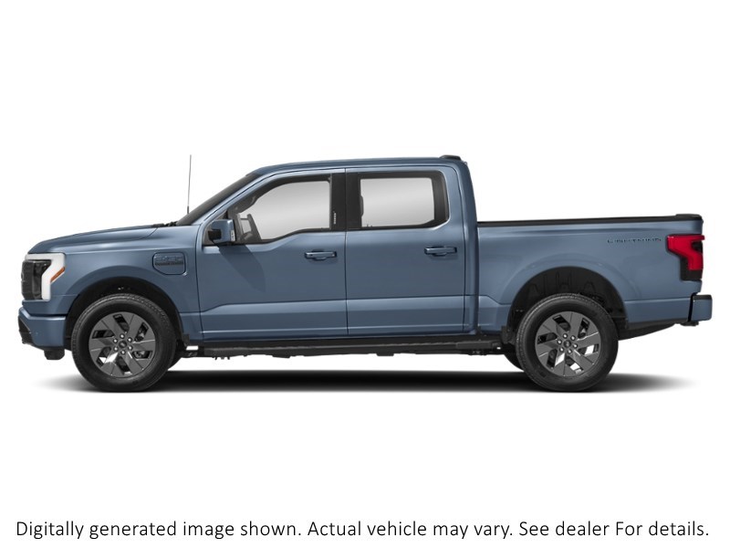 2023 Ford F-150 Lightning Lariat 4WD Supercrew 5.5' Box Azure Grey Metallic Tri-Coat  Shot 35