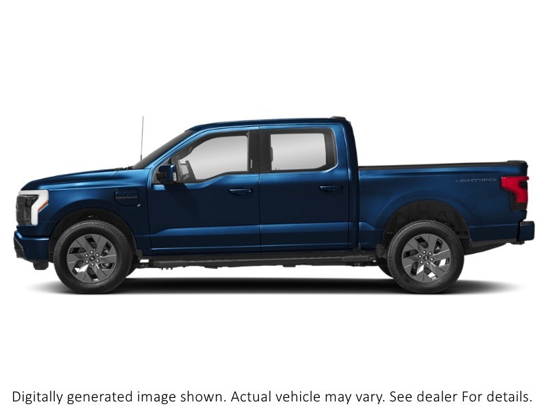 2023 Ford F-150 Lightning Lariat 4WD Supercrew 5.5' Box Antimatter Blue Metallic  Shot 39