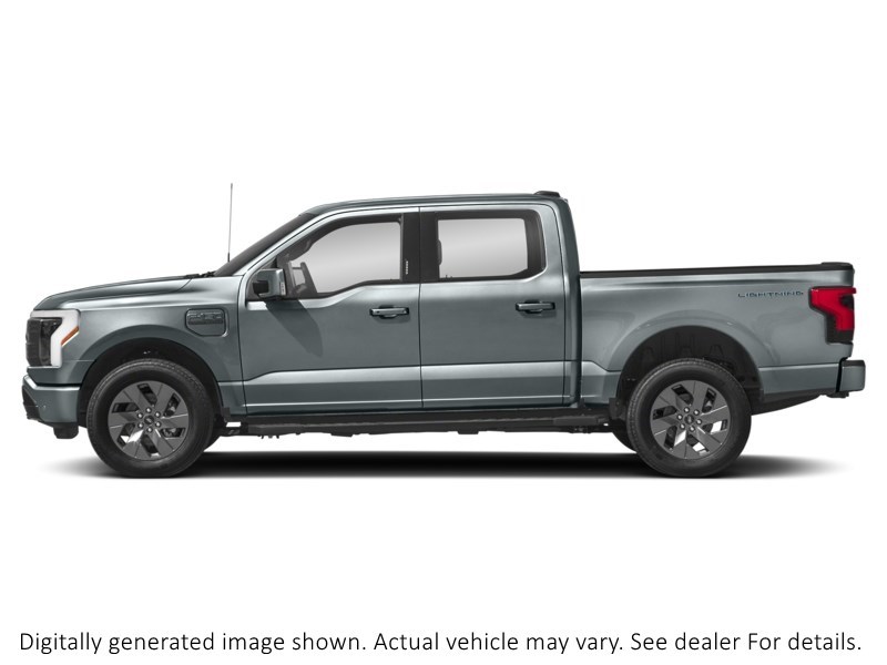 2023 Ford F-150 Lightning Lariat 4WD Supercrew 5.5' Box Carbonized Grey Metallic  Shot 45