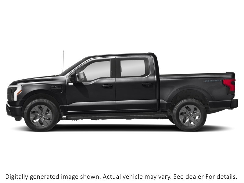 2023 FORD F-150 LIGHTNING LARIAT 4WD SUPERCREW 5.5' BOX | EXT RANGE | ROOF Agate Black Metallic  Shot 5