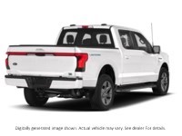 2023 Ford F-150 Lightning Lariat 4WD Supercrew 5.5' Box Star White Metallic Tri-Coat  Shot 12